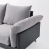 Sofa văng vải 3 chỗ tựa rời kèm ghế đôn FIROH (10)
