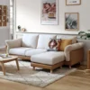 Sofa văng vải 3 chỗ tựa rời kèm ghế đôn FIROH (3)