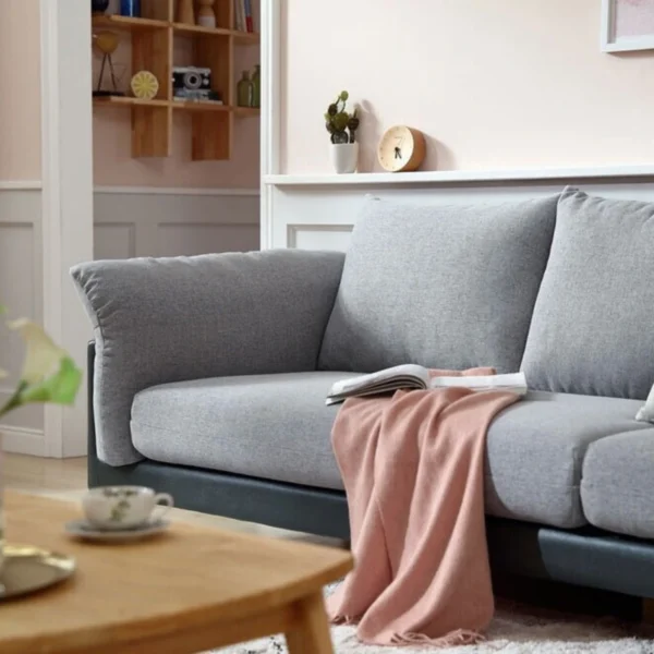Sofa văng vải 3 chỗ tựa rời kèm ghế đôn FIROH (8)