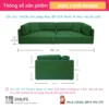 Sofa văng vải 4 chỗ tựa rời DENNIS (2)
