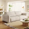 Sofa văng vải cao cấp 4 chỗ tựa liền LYNDON (3)