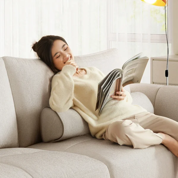 Ghế sofa đơn bọc vải hiện đại