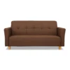 Sofa văng vải hiện đại 3 chỗ tựa liền HALVAR