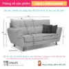 Sofa vang vai hien dai 3 cho tua roi BLERUNG 2 Sofa văng vải hiện đại 3 chỗ tựa rời BLERUNG (2)