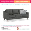 Sofa vang vai hien dai ADOWA 2 Sofa văng vải hiện đại ADOWA (2)