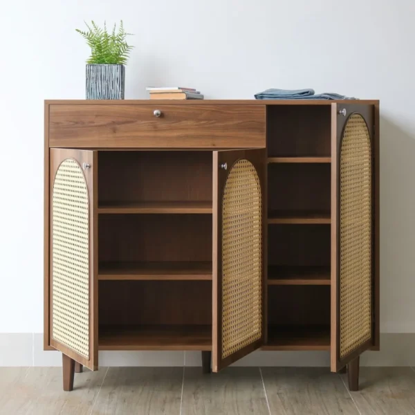 Tủ giày gỗ cánh mây hiện đại Annas (4)
