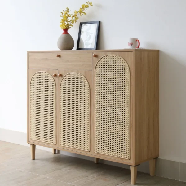 Tủ giày gỗ cánh mây hiện đại Annas (7)