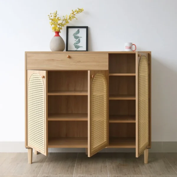Tủ giày gỗ cánh mây hiện đại Annas (8)