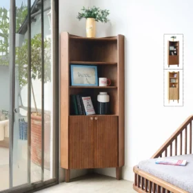 Tủ góc gỗ tự nhiên Sola