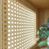 Tủ góc gỗ tự nhiên kết hợp mây nhân tạo Annas (10)