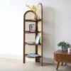 Tủ góc gỗ tự nhiên kết hợp mây nhân tạo Annas (3)