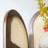 Tủ góc gỗ tự nhiên kết hợp mây nhân tạo Annas (4)