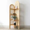 Tủ góc gỗ tự nhiên kết hợp mây nhân tạo Annas (6)