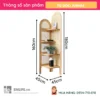 Tủ góc gỗ tự nhiên kết hợp mây nhân tạo Annas (7)