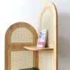 Tủ góc gỗ tự nhiên kết hợp mây nhân tạo Annas (9)