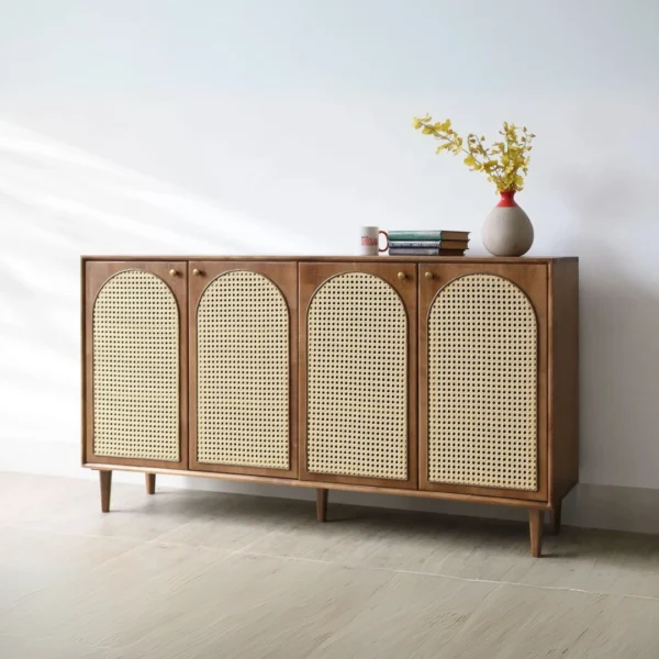 Tủ trang trí gỗ cánh mây hiện đại Annas (3)