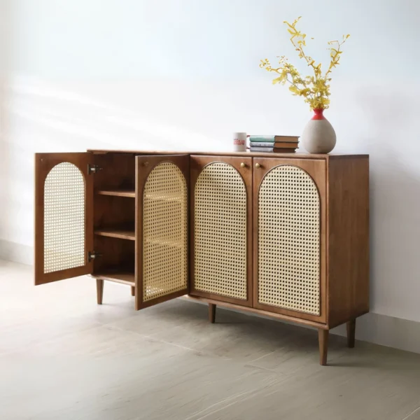 Tủ trang trí gỗ cánh mây hiện đại Annas (5)