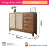 Tủ trang trí gỗ tự nhiên Kuny (2)