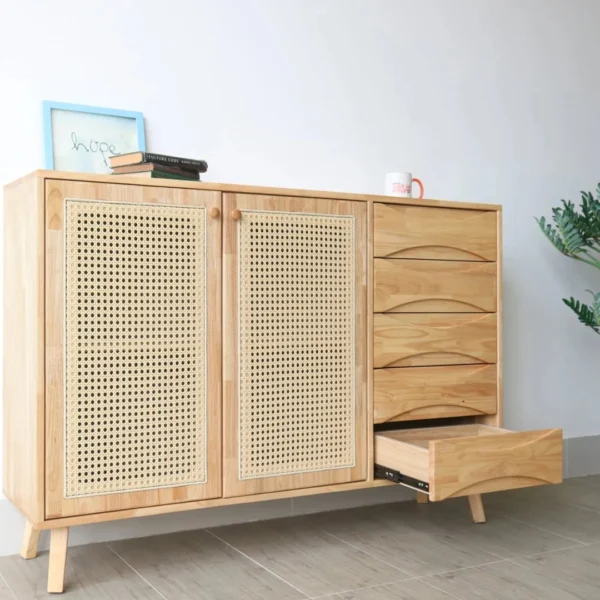 Tủ trang trí gỗ tự nhiên Kuny (5)