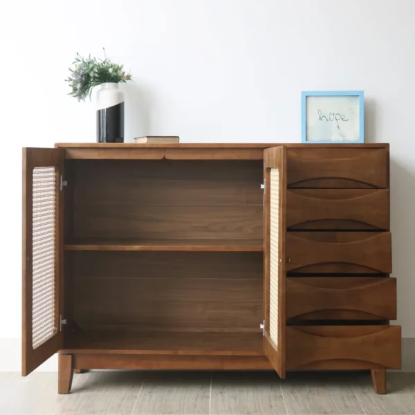 Tủ trang trí gỗ tự nhiên Kuny (5)