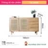 Tủ trang trí gỗ tự nhiên Minae (2)