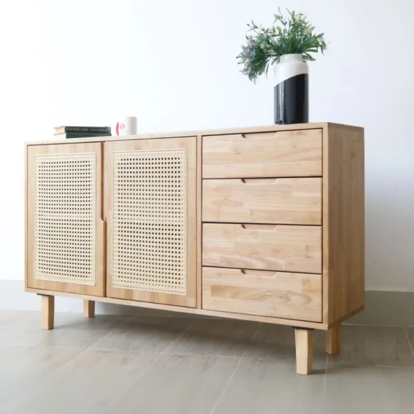 Tủ trang trí gỗ tự nhiên Minae (5)