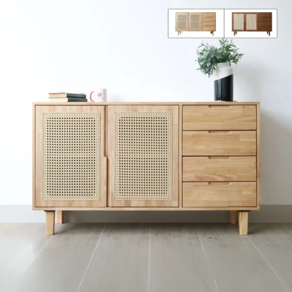 Tủ trang trí gỗ tự nhiên Minae
