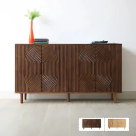 Tủ trang trí gỗ tự nhiên Noras