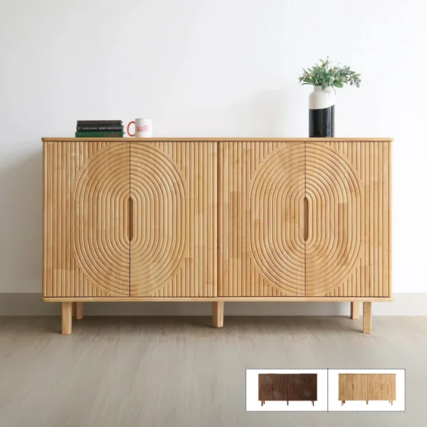 Tủ trang trí gỗ tự nhiên Noras (7)