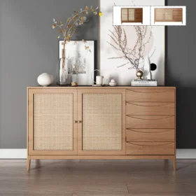 Tủ trang trí gỗ tự nhiên Renas