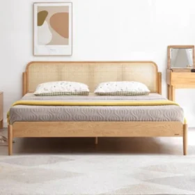 Giường gỗ tự nhiên Myras 01