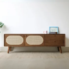 Kệ tivi gỗ tự nhiên Minae