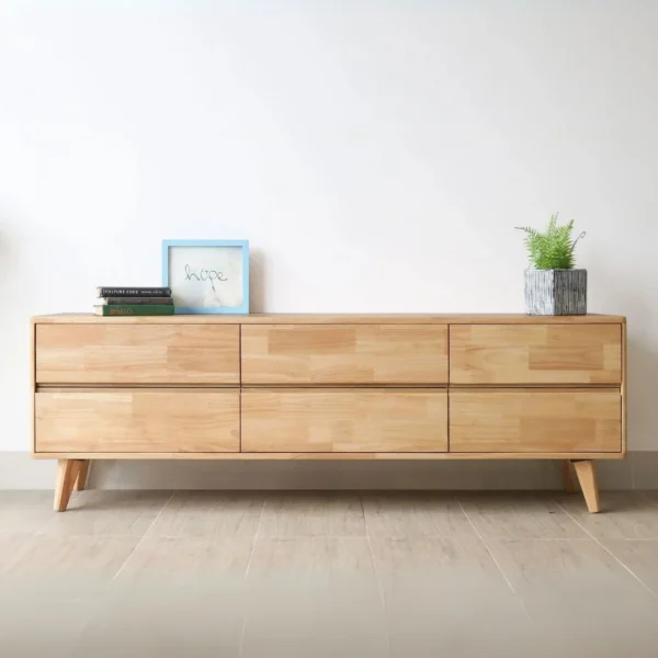 Kệ tivi gỗ tự nhiên Nemos (4)