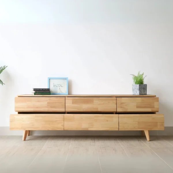 Kệ tivi gỗ tự nhiên Nemos (6)