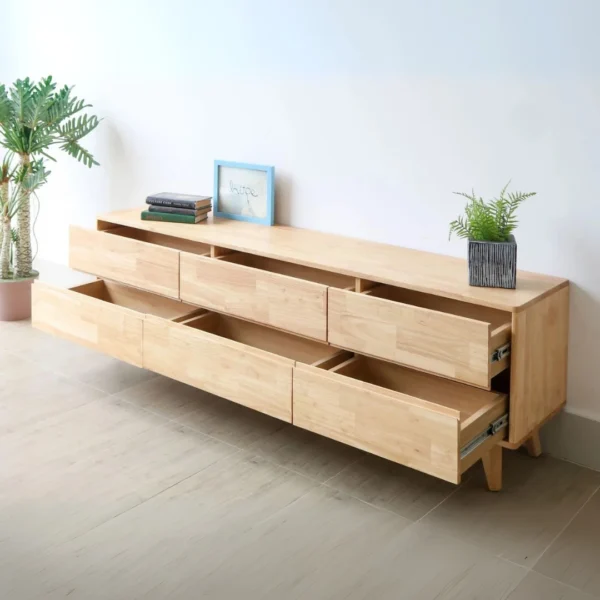 Kệ tivi gỗ tự nhiên Nemos (7)
