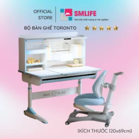 Bộ Bàn Ghế Chống Gù Tích Hợp Đèn Học Led Hiện Đại BSUC - TORONTO