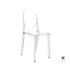 Ghế cafe nhựa PC trong suốt kiểu ghost cao cấp ADA