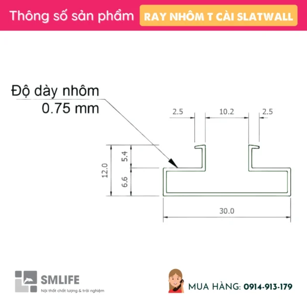 Ray nhom T cai ranh Slatwall 2