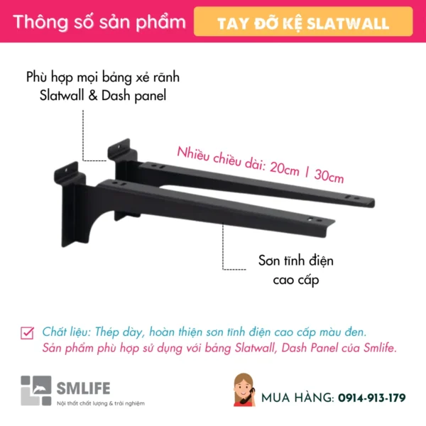 Tay do ke cai Slatwall cap 2
