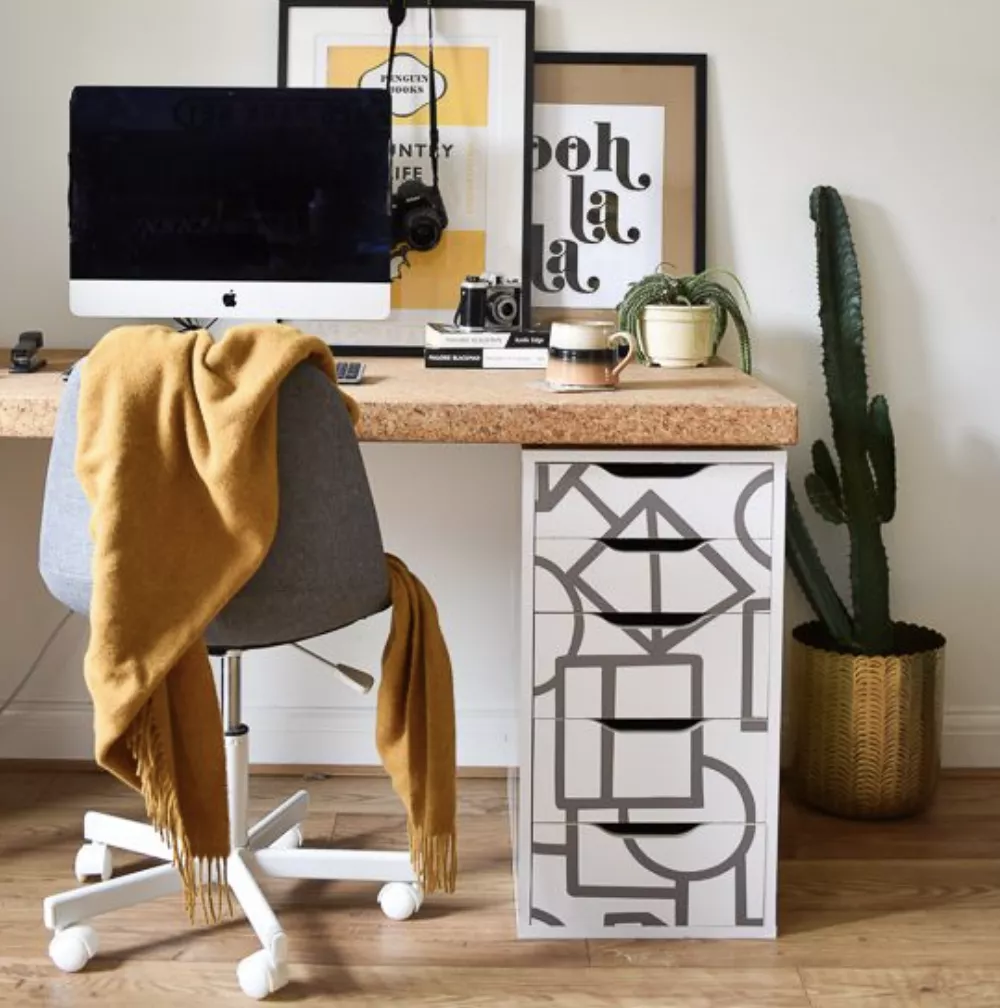 23 y tuong nang cap ban lam viec tu o ikea cho goc lam viec gon ep SMLIFE 4 Image