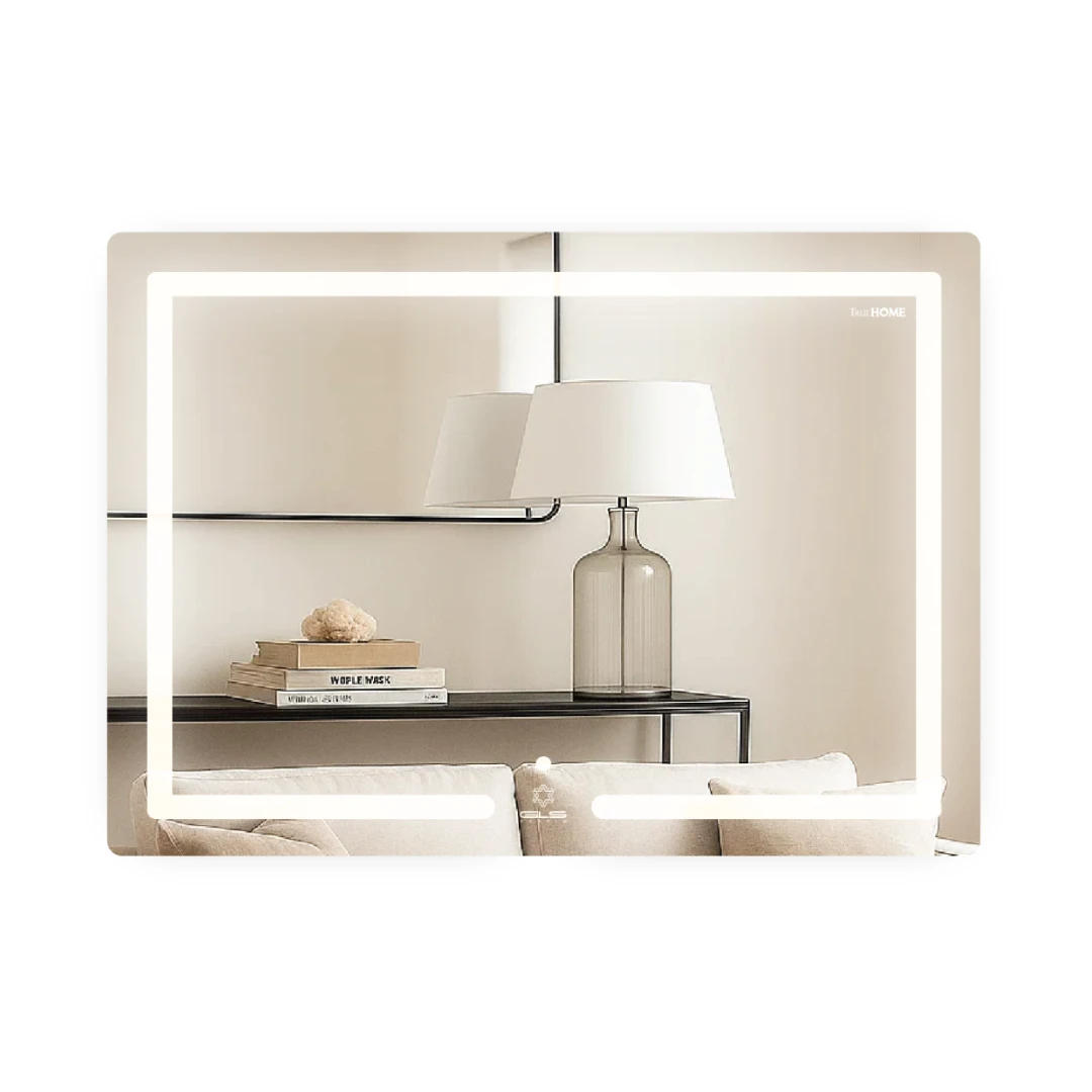 Guong led chu nhat GLS 60x80cm PEON TRUEHOME Guong led chu nhat GLS 60x80cm PEON TRUEHOME