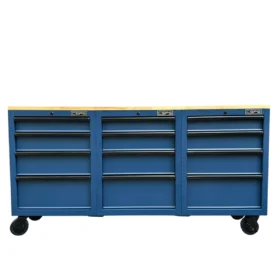 Bàn nguội cơ khí CSPS 183cm, 3 tủ 12 hộc kéo