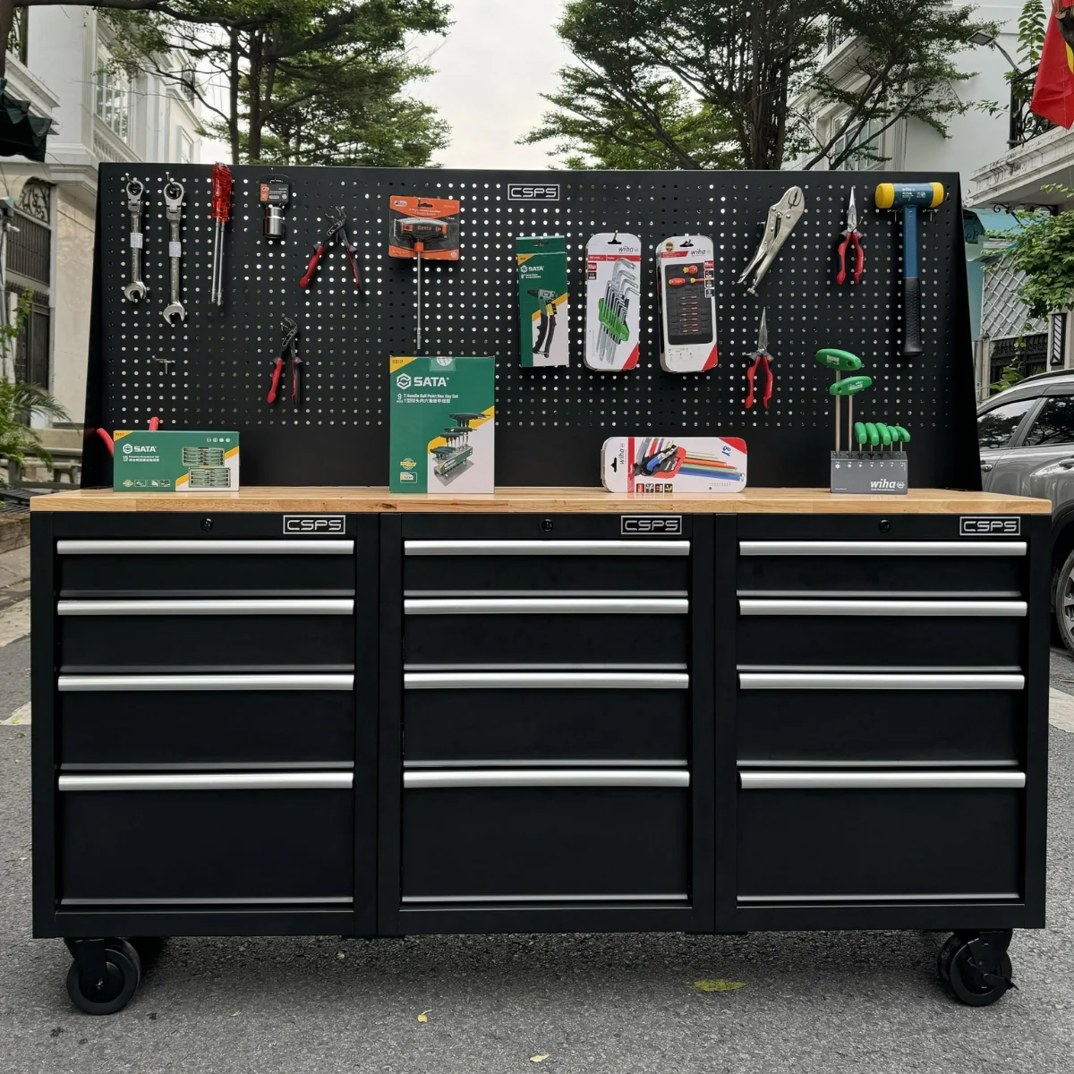 Ban nguoi co khi CSPS 183cm 3 tu 12 hoc keo kem vach pegboard 15 Ban nguoi co khi CSPS 183cm 3 tu 12 hoc keo kem vach pegboard 15