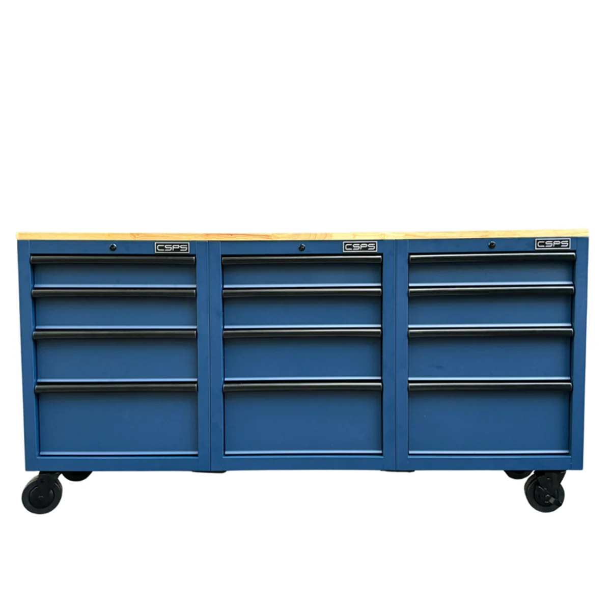 Ban nguoi co khi CSPS 183cm 3 tu 12 hoc keo Bàn nguội cơ khí CSPS 183cm, 3 tủ 12 hộc kéo