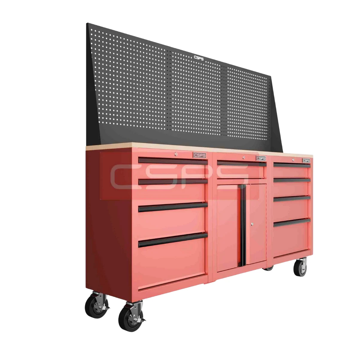 Ban nguoi co khi CSPS 183cm 3 tu 9 hoc keo kem vach pegboard 10 Ban nguoi co khi CSPS 183cm 3 tu 9 hoc keo kem vach pegboard 10