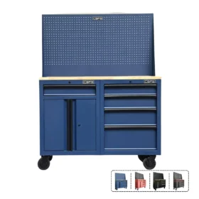 Bàn nguội gia công cơ khí CSPS 122cm, 2 tủ 5 hộc kéo