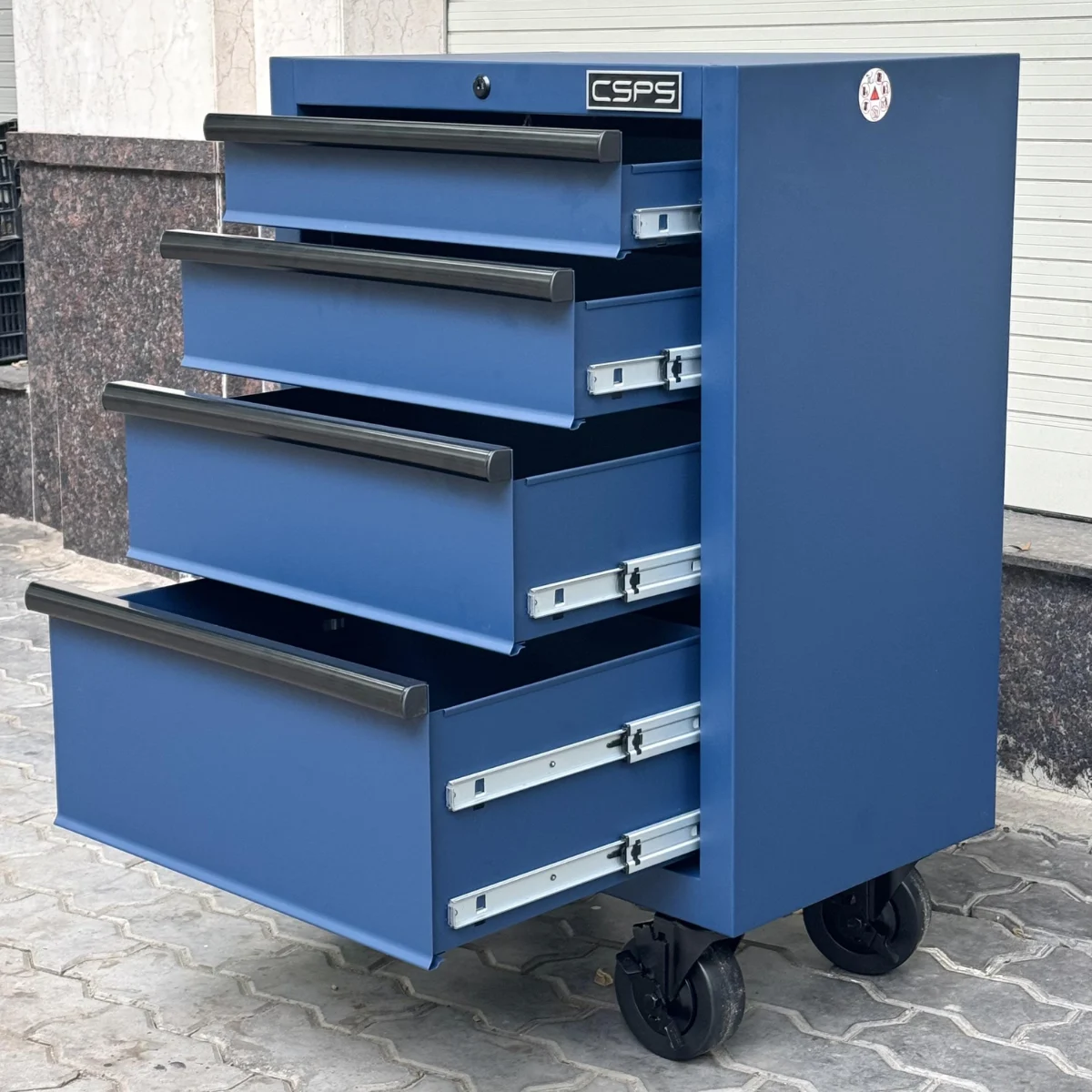 Tu do nghe sua chua o to CSPS 61cm mau xanh – 04 hoc keo 3 Tủ đồ nghề sửa chữa ô tô CSPS 61cm - 04 hộc kéo - Ảnh 33