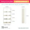 Ke sach go thiet ke tinh te Bando 8 o 2 Kệ sách gỗ thiết kế tinh tế Bando 8 ô (2)