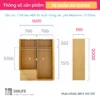 Tu quan ao Tan co dien canh may cao cap Cluvia 2 Tủ quần áo Tân cổ điển cánh mây cao cấp Cluvia (2)