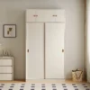 Tu quan ao go dung tran cua lua Calyx 8 Tủ quần áo gỗ đụng trần cửa lùa Calyx (8)